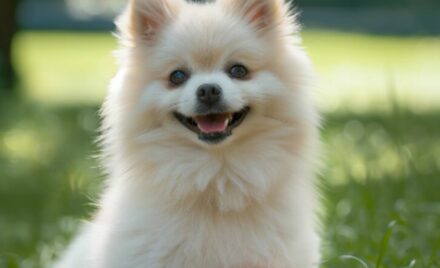 Lulu da Pomerânia branco