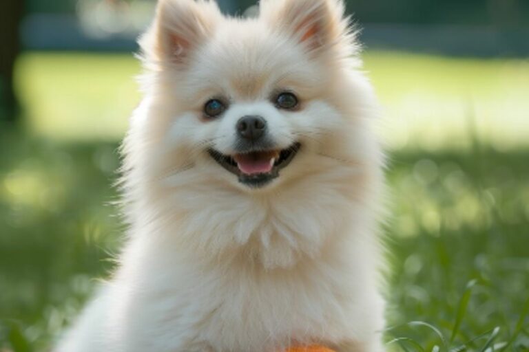 Lulu da Pomerânia branco